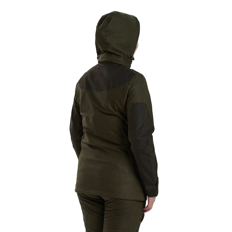 Deerhunter Ladies Chasse Jacket - Olive Night Melange - Image 5